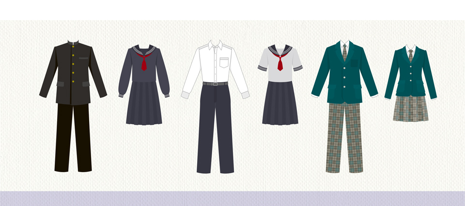 一宮市の高校の制服各種取り扱っております。